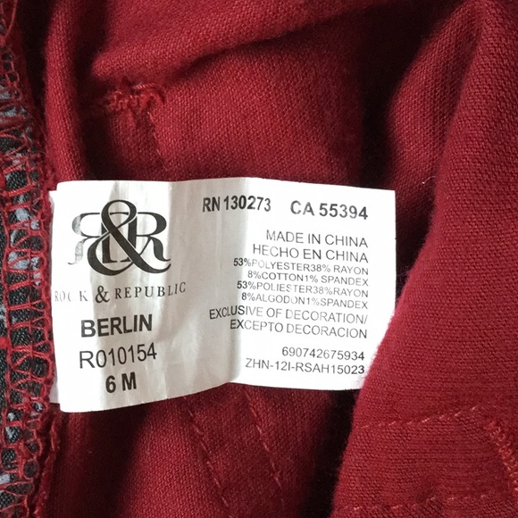 Rock & Republic cords - Picture 2 of 4